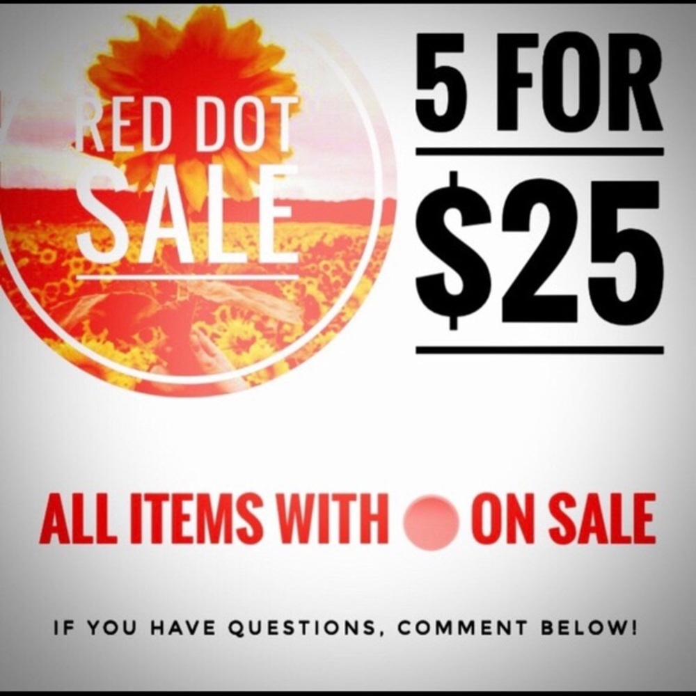 Any listing with 🔴 just add to a bundle and offer $25 and I will accept it!!